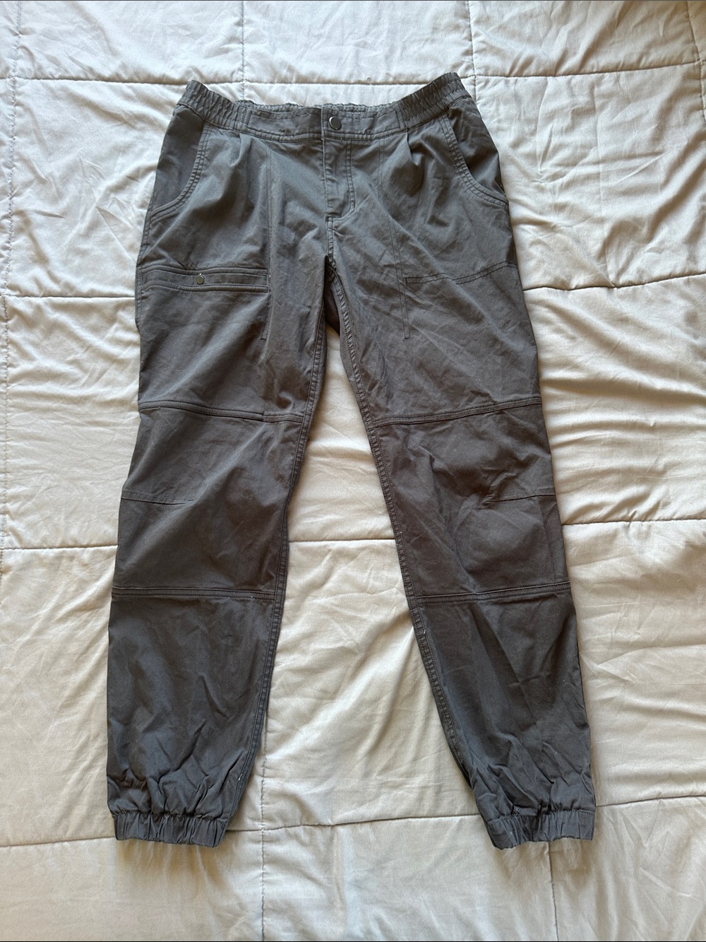 Mountain Hardwear Charcoal Elastic-Cuff  Pants